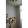 Load image into Gallery viewer, Heirloom Glass Rose Pendant Lamp