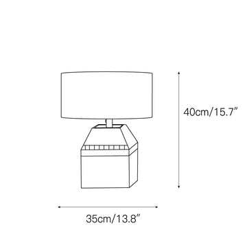 Helena Table Lamp – detail 4 — Dimension drawings 1