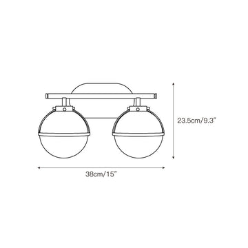 Hollis Wall Lamp – detail 3 — Dimension drawings 1