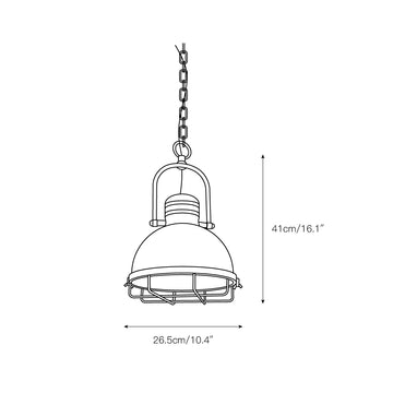 Hopedale Pendant Light – detail 3 — Dimension drawings 1
