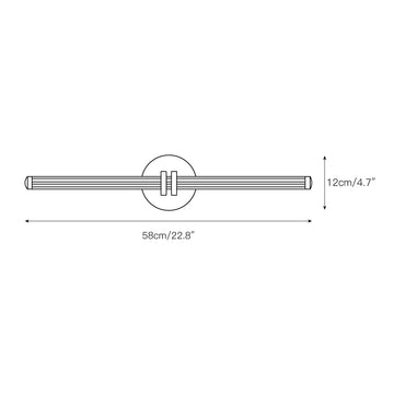 Horizon Wall Lamp – detail 3 — Dimension drawings 1
