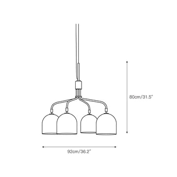 Howard Chandelier – detail 3 — Dimension drawings 1