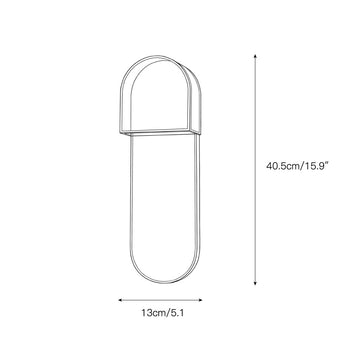 Hudson Wall Sconce – detail 3 — Dimension drawings 1