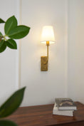 Load image into Gallery viewer, Brass Hulton Wall Lamp