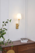 Load image into Gallery viewer, Brass Hulton Wall Lamp