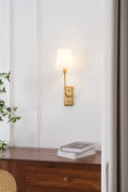 Load image into Gallery viewer, Brass Hulton Wall Lamp