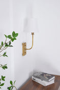 Load image into Gallery viewer, Brass Hulton Wall Lamp