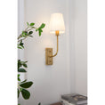Load image into Gallery viewer, Brass Hulton Wall Lamp