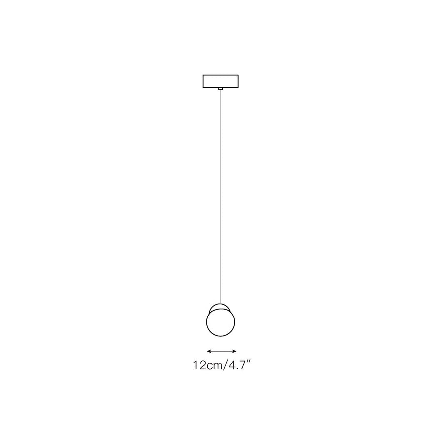 Ice Pier Pendant Lamp – detail 3 — Dimension drawings 1