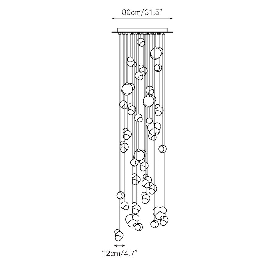 Ice Pier Pendant Lamp – detail 10 — Dimension drawings 8