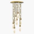 Load image into Gallery viewer, Chain Alabaster Chandelier