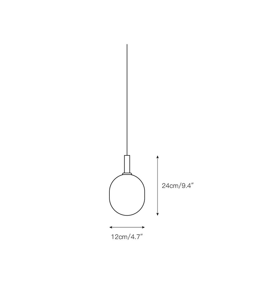 Matteo Horizontal Pendant Lamp – detail 4 — Dimension drawings 1