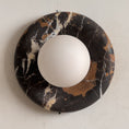 Load image into Gallery viewer, Orli Black Marble Sconce