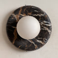 Load image into Gallery viewer, Orli Black Marble Sconce