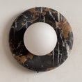 Load image into Gallery viewer, Orli Black Marble Sconce
