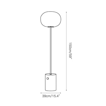 JWDA Floor Lamp – detail 3 — Dimension drawings 1