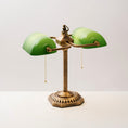 Load image into Gallery viewer, Cambridge Twin Library Table Lamp