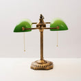 Load image into Gallery viewer, Cambridge Twin Library Table Lamp