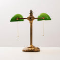 Load image into Gallery viewer, Cambridge Twin Library Table Lamp