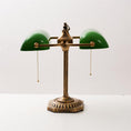 Load image into Gallery viewer, Cambridge Twin Library Table Lamp