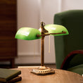Load image into Gallery viewer, Cambridge Twin Library Table Lamp