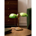 Load image into Gallery viewer, Cambridge Twin Library Table Lamp