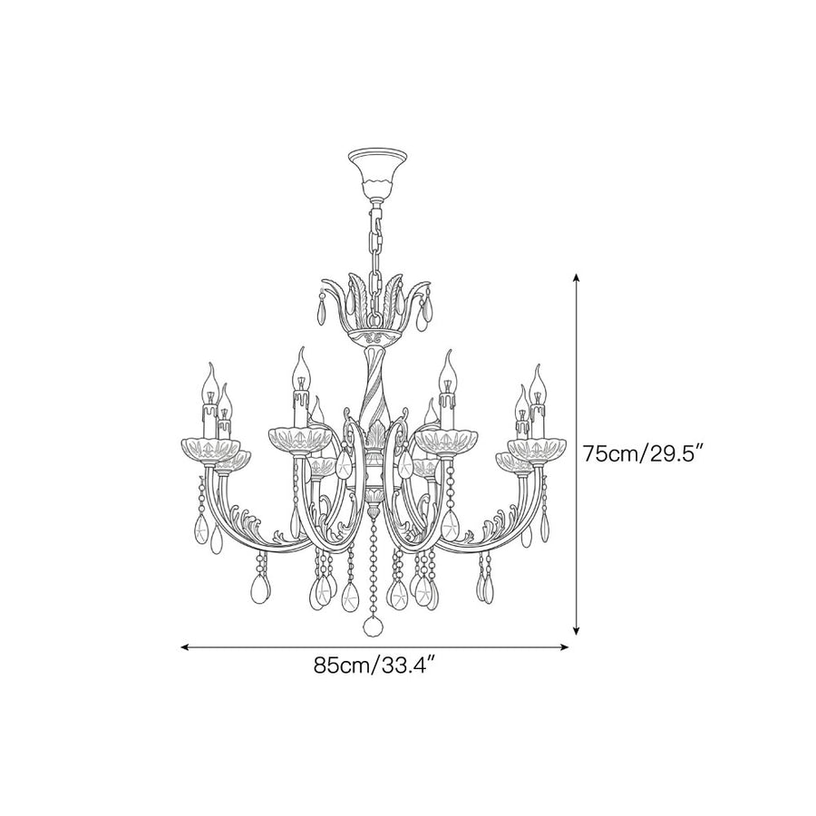 Lustre Juliet — Dimension drawings 2