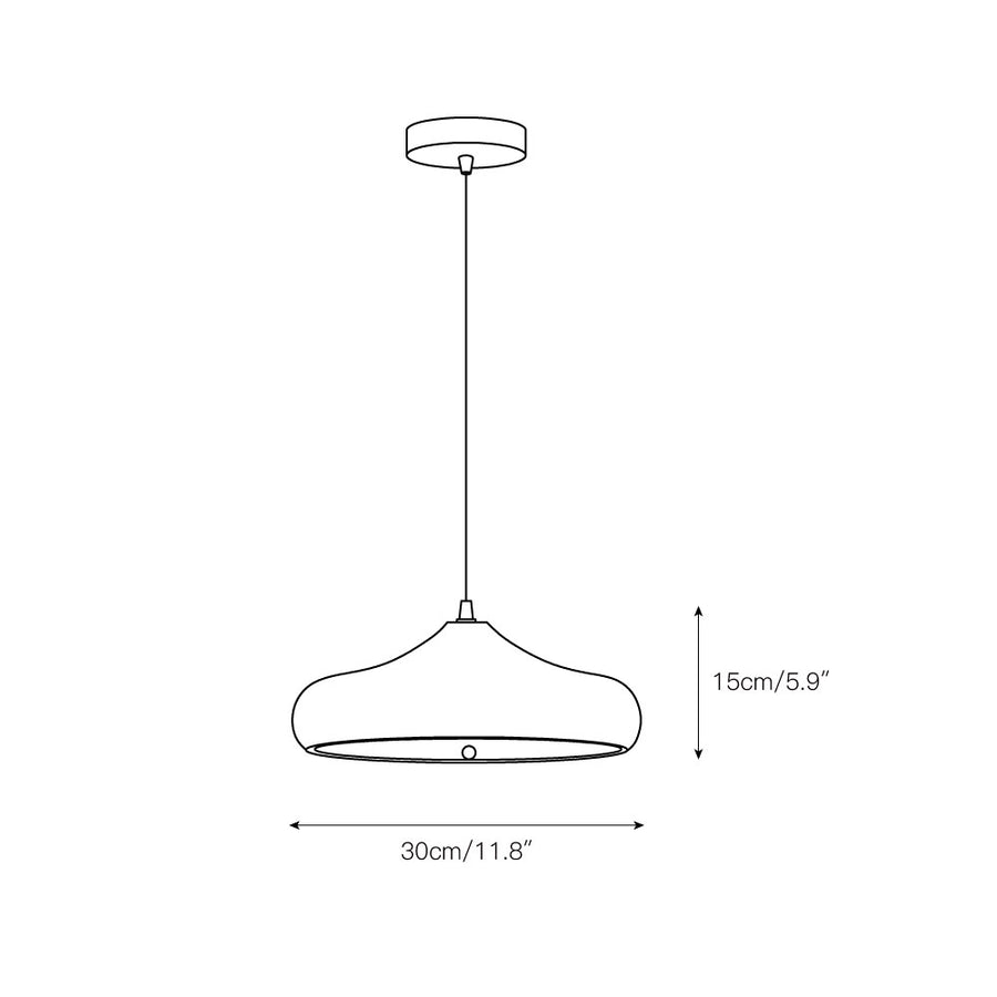 Kichler Danika Pendant Lamp – detail 4 — Dimension drawings 1