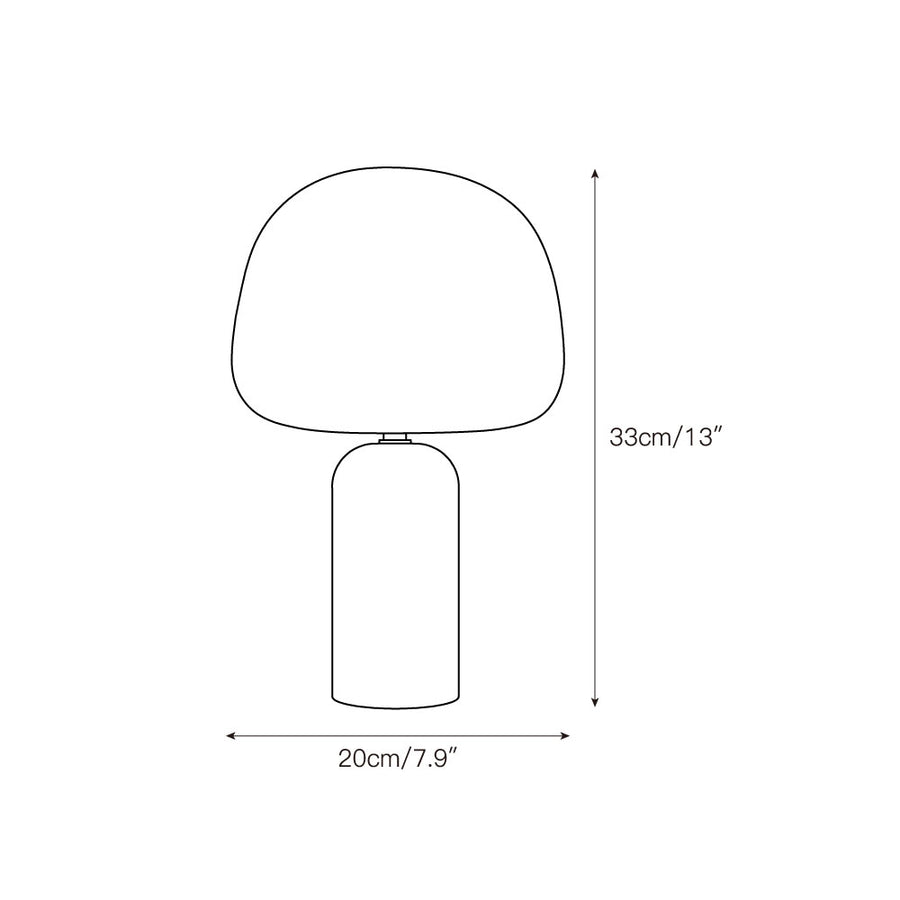 Kin Table Lamp – detail 3 — Dimension drawings 1