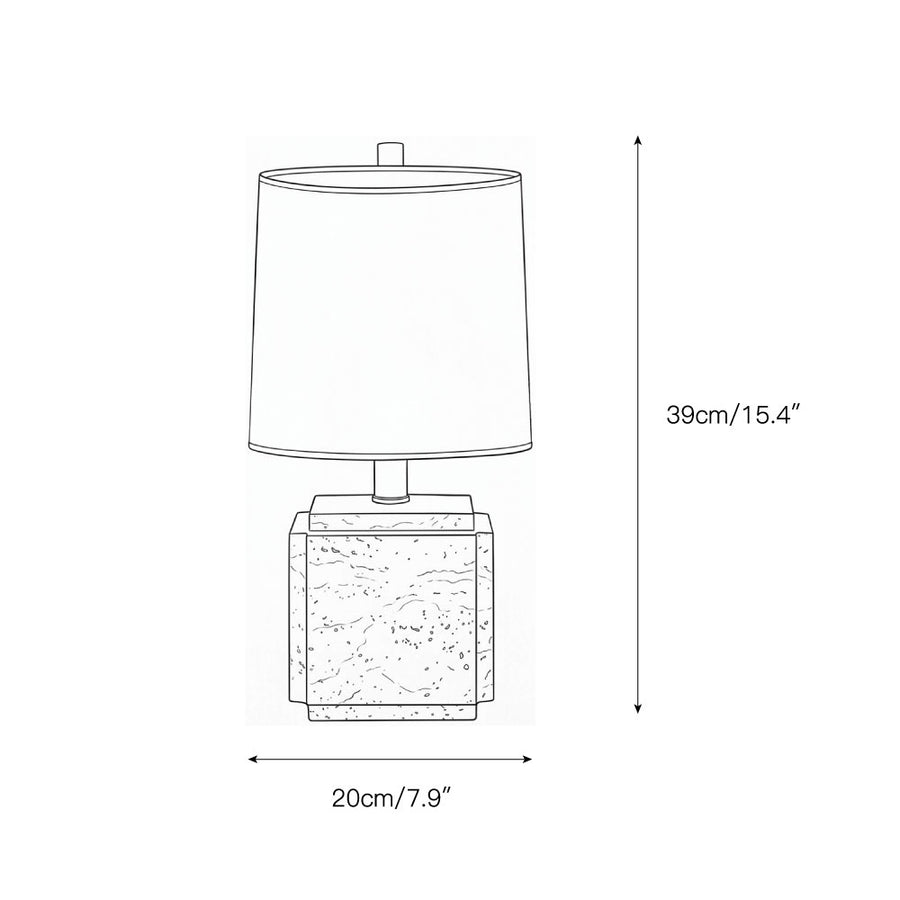 Kovac Table Lamp – detail 3 — Dimension drawings 1