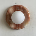 Load image into Gallery viewer, Orli Red Marble Sconce