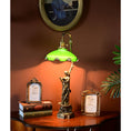 Charger l'image dans la visionneuse de la galerie, Lady Statue Glass Table Lamp