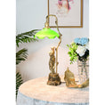 Charger l'image dans la visionneuse de la galerie, Lady Statue Glass Table Lamp