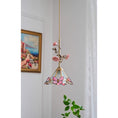 Load image into Gallery viewer, Lalique Rose Glass Pendant Lamp