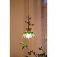 Load image into Gallery viewer, Lalique Rose Glass Pendant Lamp
