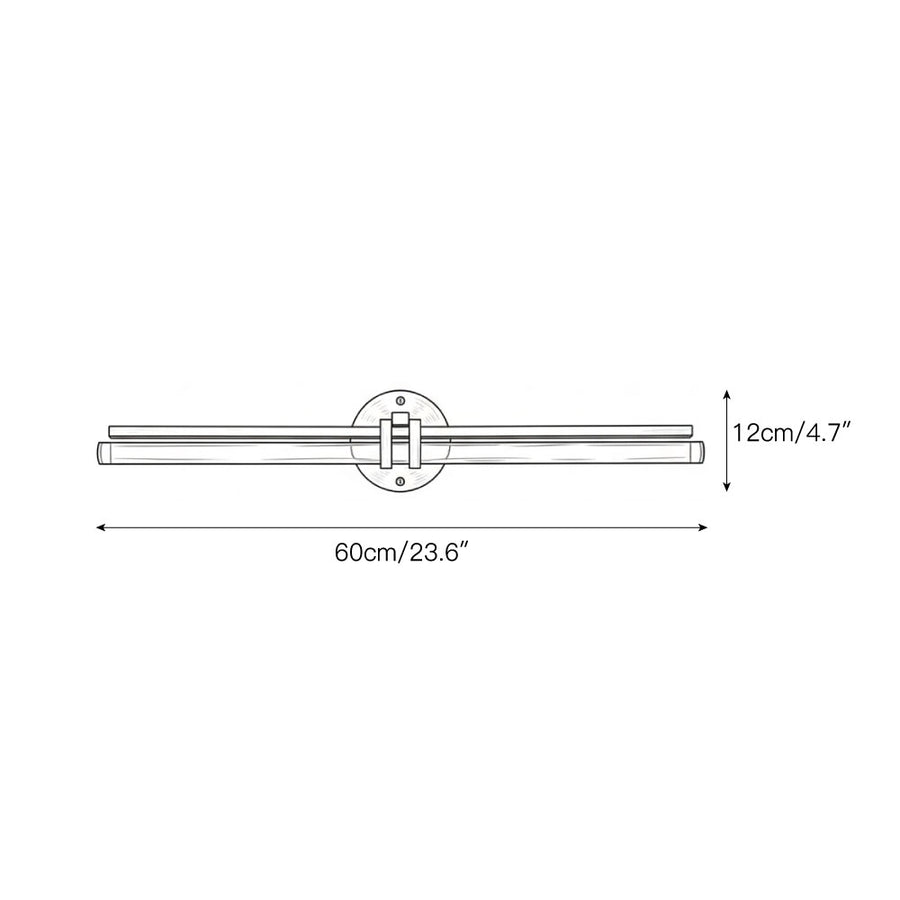 Leigh Mirror Vanity Wall Lamp – detail 3 — Dimension drawings 1