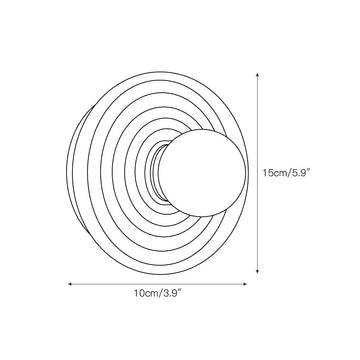 Leigha Alabaster Wall Lamp – detail 3 — Dimension drawings 1
