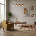 Load image into Gallery viewer, Lenox Linear Glass Chandelier