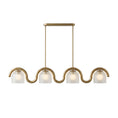 Load image into Gallery viewer, Lenox Linear Glass Chandelier