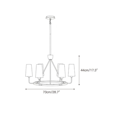 Lewis Chandelier – detail 3 — Dimension drawings 1