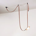 Load image into Gallery viewer, Light Rail Leather Pendant Lamp
