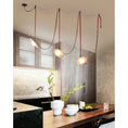 Load image into Gallery viewer, Light Rail Leather Pendant Lamp