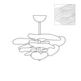 Charger l'image dans la visionneuse de la galerie, Lotus Leaf Layered Glass Chandelier