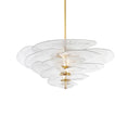 Charger l'image dans la visionneuse de la galerie, Lotus Leaf Layered Glass Chandelier