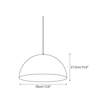 Lipeo Retro Pendant Lamp – detail 3 — Dimension drawings 1