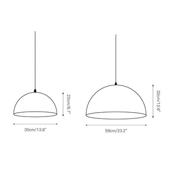 Lipeo Pendant Lamp – detail 3 — Dimension drawings 1