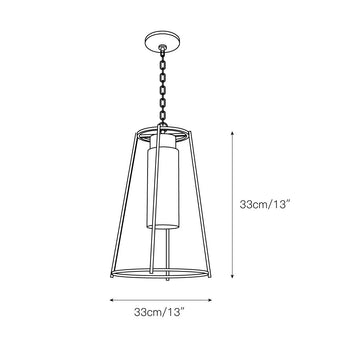 Loft Outdoor Pendant Lamp – detail 3 — Dimension drawings 1