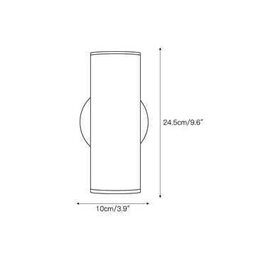 Loir Wall Lamp – detail 3 — Dimension drawings 1