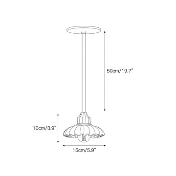 Lola Pendant Lamp – detail 4 — Dimension drawings 2