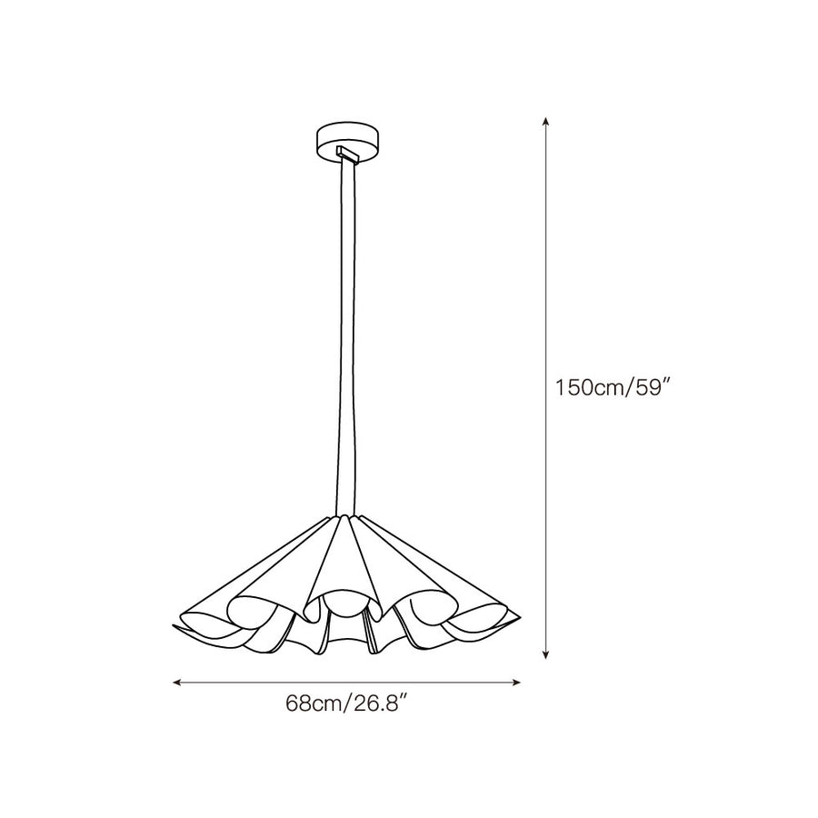 Lora Pendant Lamp – detail 4 — Dimension drawings 2